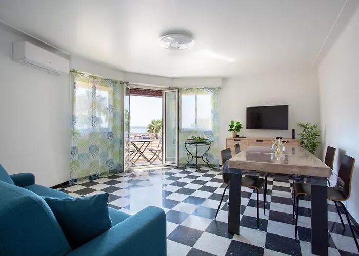 T2 Air-conditioned Sea View Lejlighed Saint-Laurent-du-Var